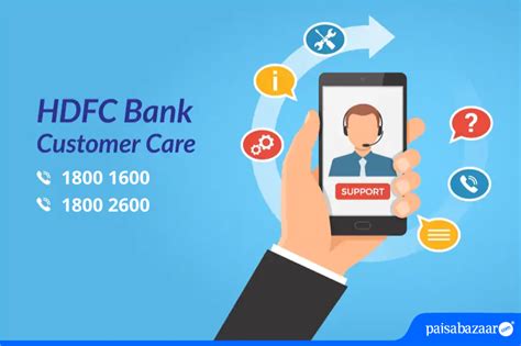 HDFC Bank Customer Care Numbers in India .